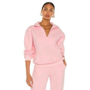 Atoir x Rozalia Collared Jumper Soft Pink Sweatshirt Casual Blogger